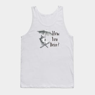 How You Doing Friends Cat Themed Tank Top